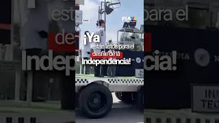 México  Militares se encuentran listos para presentarse en el desfile de la Independencia 🇲🇽 [upl. by Pippa185]