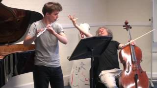 Franck Sonata for Flute 4th mvnt part 1  Steven Isserlis Masterclass [upl. by Adyela]