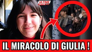 IL MIRACOLO DI GIULIA CECCHETTIN La bellissima notizia in diretta TV su canale 5 [upl. by Emarie]