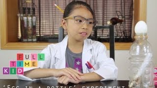 Egg in a Bottle Experiment  FullTime Kid  PBS Parents [upl. by Pazit]