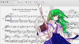 Faith is for the Transient People  Sanae Kochiyas Theme  Violin Cover [upl. by Olaf]