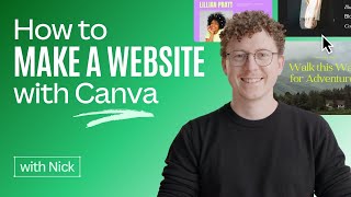 How to Make a Website with Canva  A Step by Step Guide [upl. by Shanney]