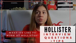 WHAT IS IT LIKE TO WORK AT HOLLISTER  INTERVIEW QUESTIONS  TIPS [upl. by Ecirted]