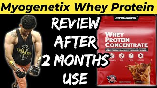 Myogenetix Whey Protein Unbiased Review After using it for more than 2 months Myogenetix Review [upl. by Fanchie]