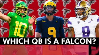 Atlanta Falcons QB Targets In 2024 NFL Draft Raheem Morris HINTED At Who He Wants To Draft [upl. by Ymmij482]