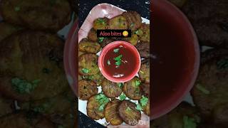 Aloo bites 😋recipe viralvideo shortsvideo viralshorts youtubeshorts [upl. by Anyat]