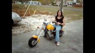 harley mini chopper 49cc [upl. by Ainslie]