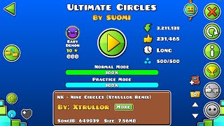 Ultimate Circles 100 Easy Demon By quotsuomiquot [upl. by Brufsky]