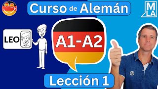 🇩🇪 Alemán para Principiantes  Lección 1  Aprender Alemán Gratis  Curso A1A2 🇩🇪 [upl. by Stover152]