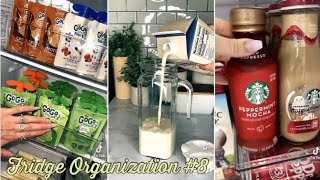 Fridge Restock amp Organization Satisfying ASMR 8 [upl. by Annabal]