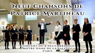 9 chansons de Patrice Martineau  Teaser du Concert [upl. by Eelyac]