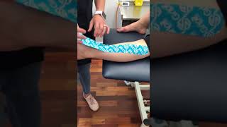 Tibialis Anterior taping for shin splints [upl. by Oicram947]