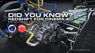 Did You Know Redshift for Cinema 4D Metalness vs Specular Workflow [upl. by Enyluqcaj58]