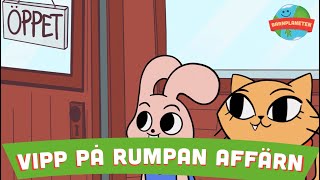 Animerad Barnplaneten video  Vipp på rumpan affärn [upl. by Swetiana]