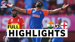 India vs England ICC T20 World Cup 2024 Match Highlights  IND Vs ENG Highlights [upl. by Alrick]