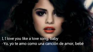 Selena Gómez Love You Like A Love Song Español amp English Lyrics [upl. by Nets58]