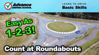 Count Around Roundabouts  Learn to drive Basic skills [upl. by Whitehouse]