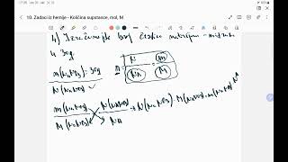 10 Zadaci iz hemije  Kolicina supstance mol Molarna masa 6deo [upl. by Cacia882]