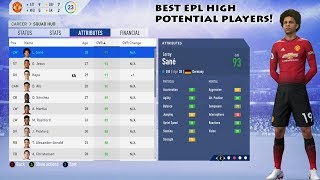 BEST YOUNG HIGH POTENTIAL PREMIER LEAGUE PLAYERS  FIFA 19 CAREER MODE GROWTH TEST [upl. by Macswan]