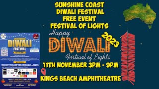 Diwali Festival  Kings Beach Caloundra  Beautiful Australia [upl. by Anisirhc25]