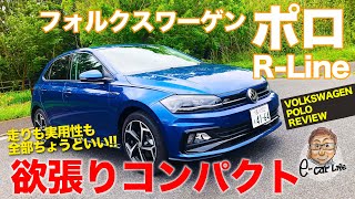 フォルクスワーゲン ポロ Rライン【車両レビュー】実用性と走りのちょうどいいバランス これがポロの大本命 VOLKSWAGEN POLO ECarLife with 五味やすたか [upl. by Travis]