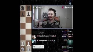 GM Gotham Chess🐐♟️gothamchess levyrozman chessedit hansniemann ajedrez [upl. by Etnovaj]