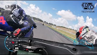 Onboard EDCO bike  Oschersleben 2024 Race 2 [upl. by Roswell]