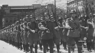 Parada Militar 7 de Setembro 1941  Grand military parade  Brazil 1941 [upl. by Akkimat]