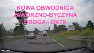 Nowa obwodnica JaworznoByczyna Droga DK79 Śląskie Polska [upl. by Saxen573]