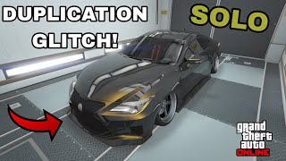 WORKING NEW SOLO CAR DUPLICATION MONEY GLITCH GTA ONLINE AFTER PATCH 169 EASY [upl. by Aryaz]