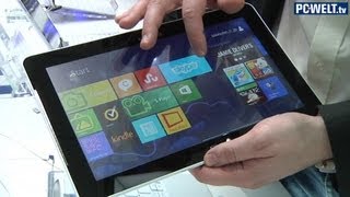 IFA 2012 Erste Windows8Tablets vorgestellt [upl. by Sinaj]