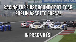 Recreating The Btitcar 2021 Opener In Assetto Corsa But Just With Praga R1s [upl. by Eseerahs254]