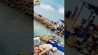 هیجان دریا  شکار ماهی حلوا سیاه توسط صیادان حرفه‌ای در یک روز بی‌نظیر fishing fish fishinggear [upl. by Atikal]