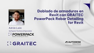 Doblado de armaduras en Revit con GRAITEC PowerPack for Rebar Detailing [upl. by Ttereve]