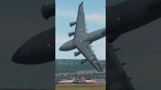 C17 Crash On Runway Causing It To Break Into Pieces [upl. by Abebi921]