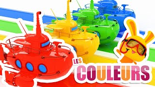 COULEURS  Apprendre les couleurs avec les sousmarins  Vehicules [upl. by Trace]