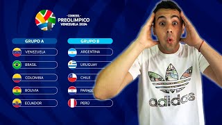 ¿Que SELECCIONES CLASIFICARAN a PARIS 2024 PREOLIMPICO SUB 23 2024 ANALISIS amp PREDICCION [upl. by Eilra]