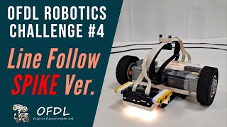 Fast SPIKE Prime Line Follow OFDL Robotics Challenge 4WRO Training [upl. by Norad882]