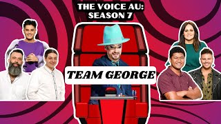 Season 7 TEAM GEORGE  Full Summary  The Voice Australia 2018 [upl. by Angle]