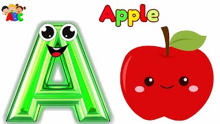 ABC Phonic Song  Toddler Learning Video Songs A for Apple Nursery Rhymes Alphabet Song for kids [upl. by Ellered]