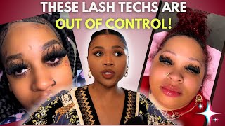 Eyelash Extensions Have Become TOO MUCH Lash Techs Are Ruining People [upl. by Burtie]