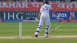 Ben Stokes humiliated When Jasprit Bumrah Yorker broke Ben Stokes bat and Wicket [upl. by Aisak]