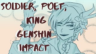 Soldier Poet King  Genshin Impact Animatic [upl. by Yrotciv]