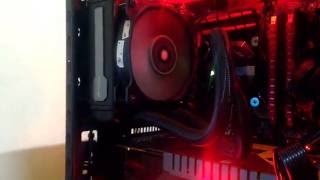 Corsair h80i v2 water cooling installed Indonesia [upl. by Ellehsal632]