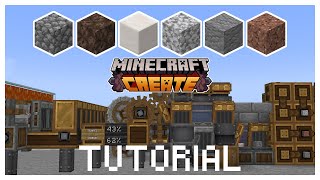 CREATE QuartzAndesite Farm  Create 1192  tutorial minecraft [upl. by Mendive46]