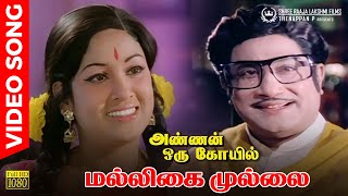 Malligai Mullai  HD Video Song  HD Audio  Sivaji Ganesan  TMS  Kannadasan  MSV [upl. by Ive884]