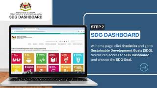 Video on how to explore SDG Dashboard from DOSM Portal [upl. by Etteiram]