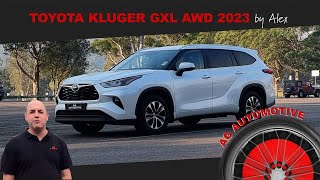 2023 TOYOTA KLUGER GXL AWD 24 LITRE TURBO PETROL REVIEW [upl. by Burkitt]