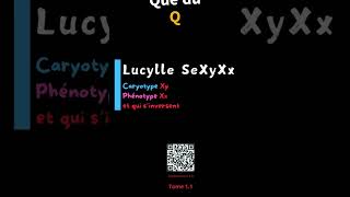 Lucylle SeXyXx Caryotype Xy Phénotype Xx et qui sinversent [upl. by Teador]