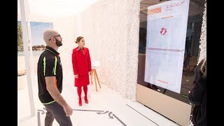 Austrian Holidays  Human Motion Tracking and Gesture Recognition  Interactive Digital Signage [upl. by Noillimaxam]